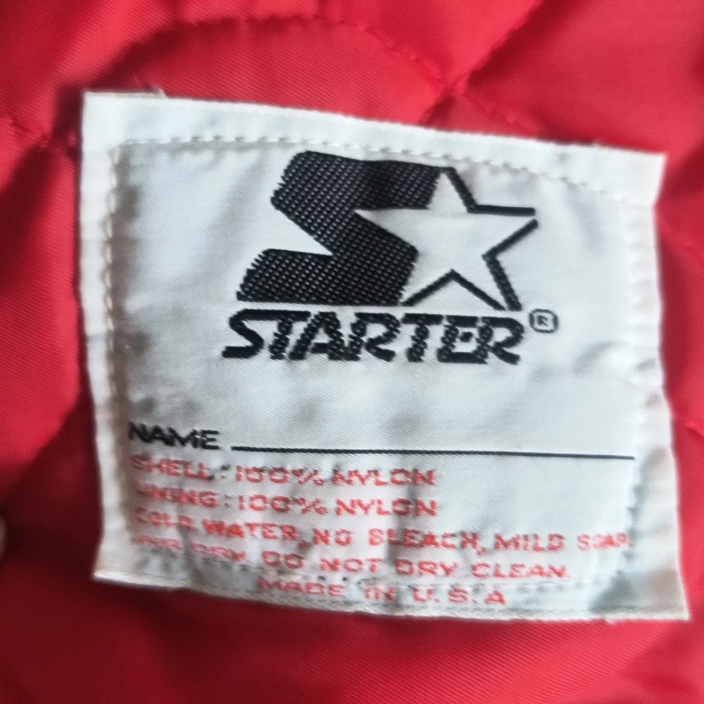 VTG NFL Super Bowl 19 Champions San Francisco 49ers Gold Bomber Starter Jacket - Picture 4 of 17